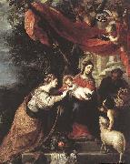 CEREZO, Mateo The Mystic Marriage of St Catherine painting